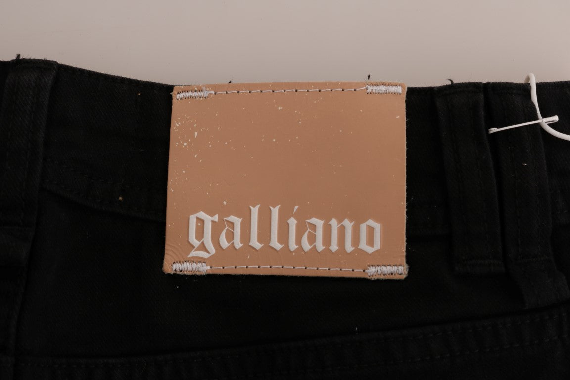 - Chic Black Regular Fit Denim Jeans
