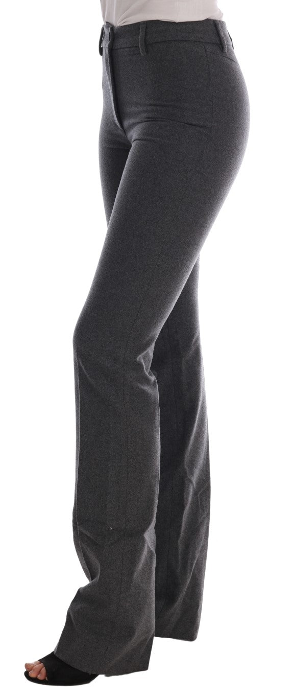 - Chic Gray Formal Pants - Elegance Refined