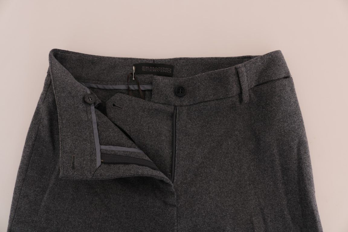 - Chic Gray Formal Pants - Elegance Refined