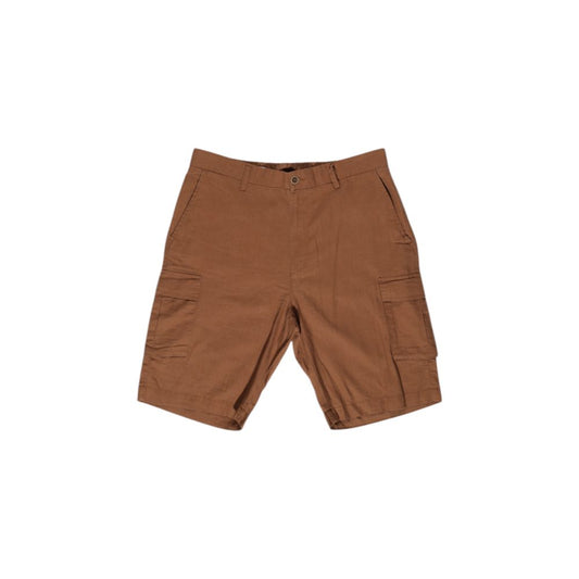 Hamaki-Ho - Men's Brown Bermuda Linen Shorts