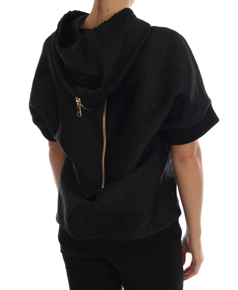 - Enchanted Brocade Crystal Hooded Sweater