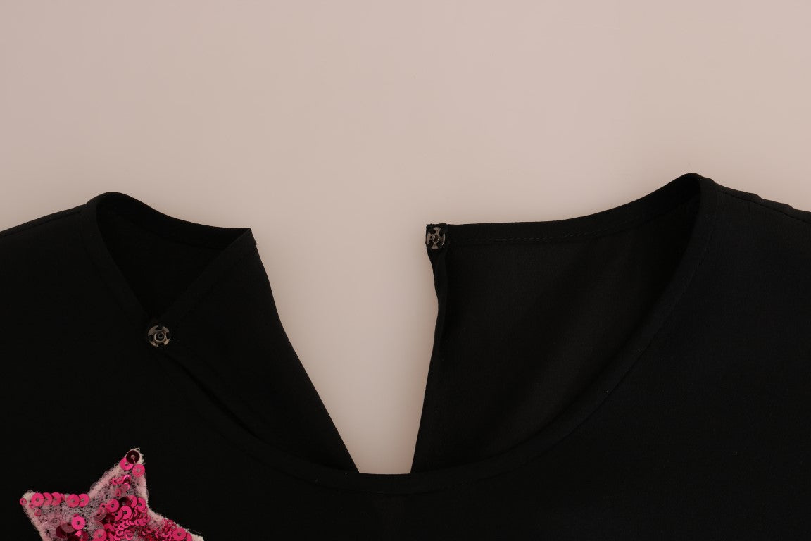 - Fairy Tale Embroidered Silk Blouse