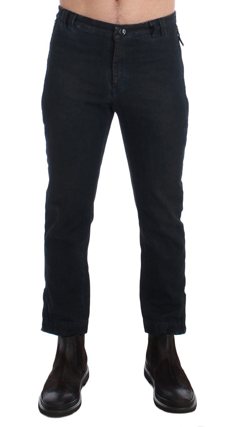 - Chic Blue Slim Fit Denim Jeans