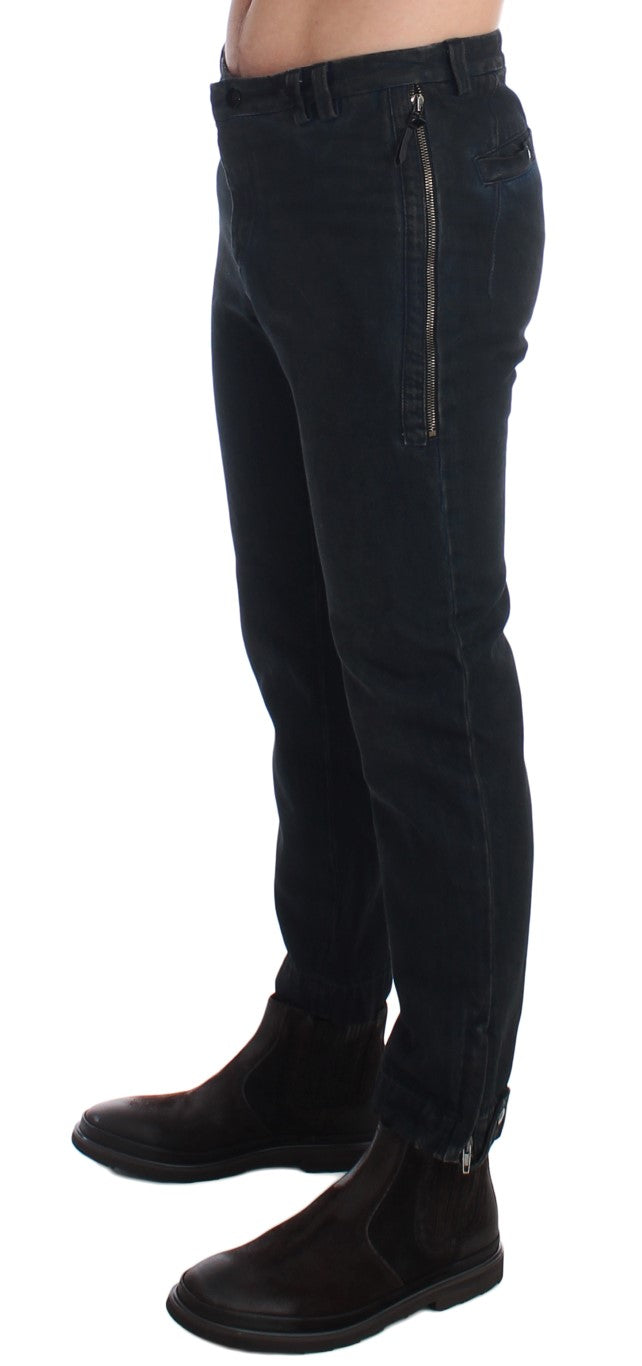 - Chic Blue Slim Fit Denim Jeans