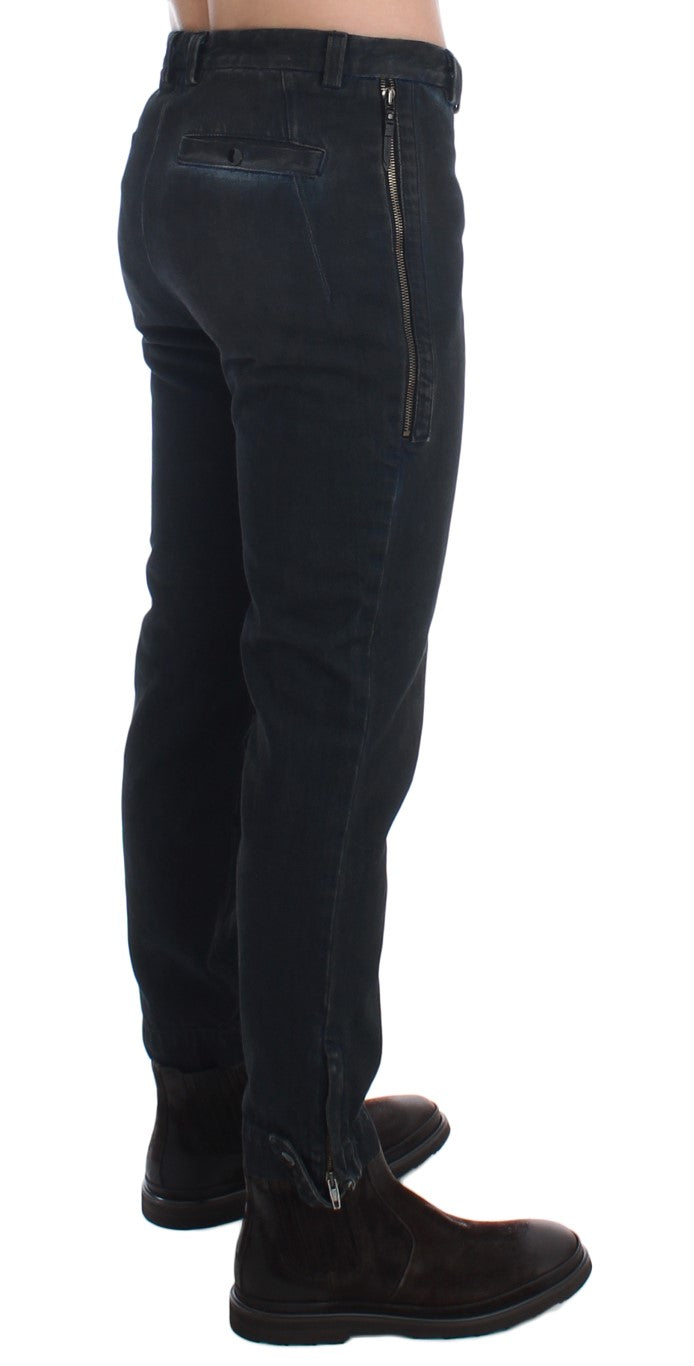 - Chic Blue Slim Fit Denim Jeans
