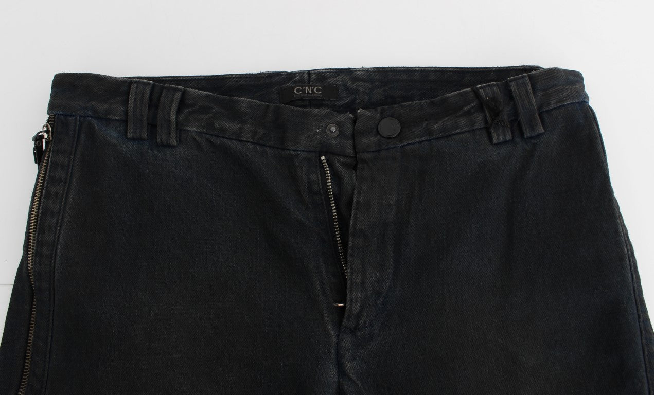 - Chic Blue Slim Fit Denim Jeans
