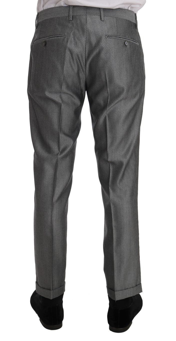 - Elegant Black Double-Breasted Suit