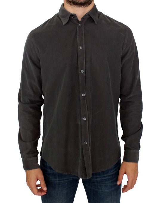 - Chic Green Cotton Casual Men's Shirt