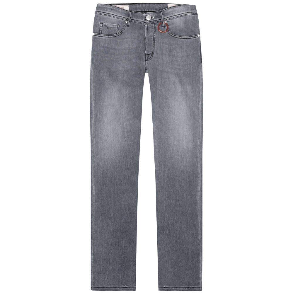 Tramarossa Leonardo Grey Cotton Jeans
