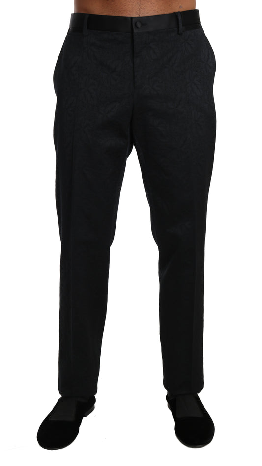 - Floral Brocade Formal Trousers