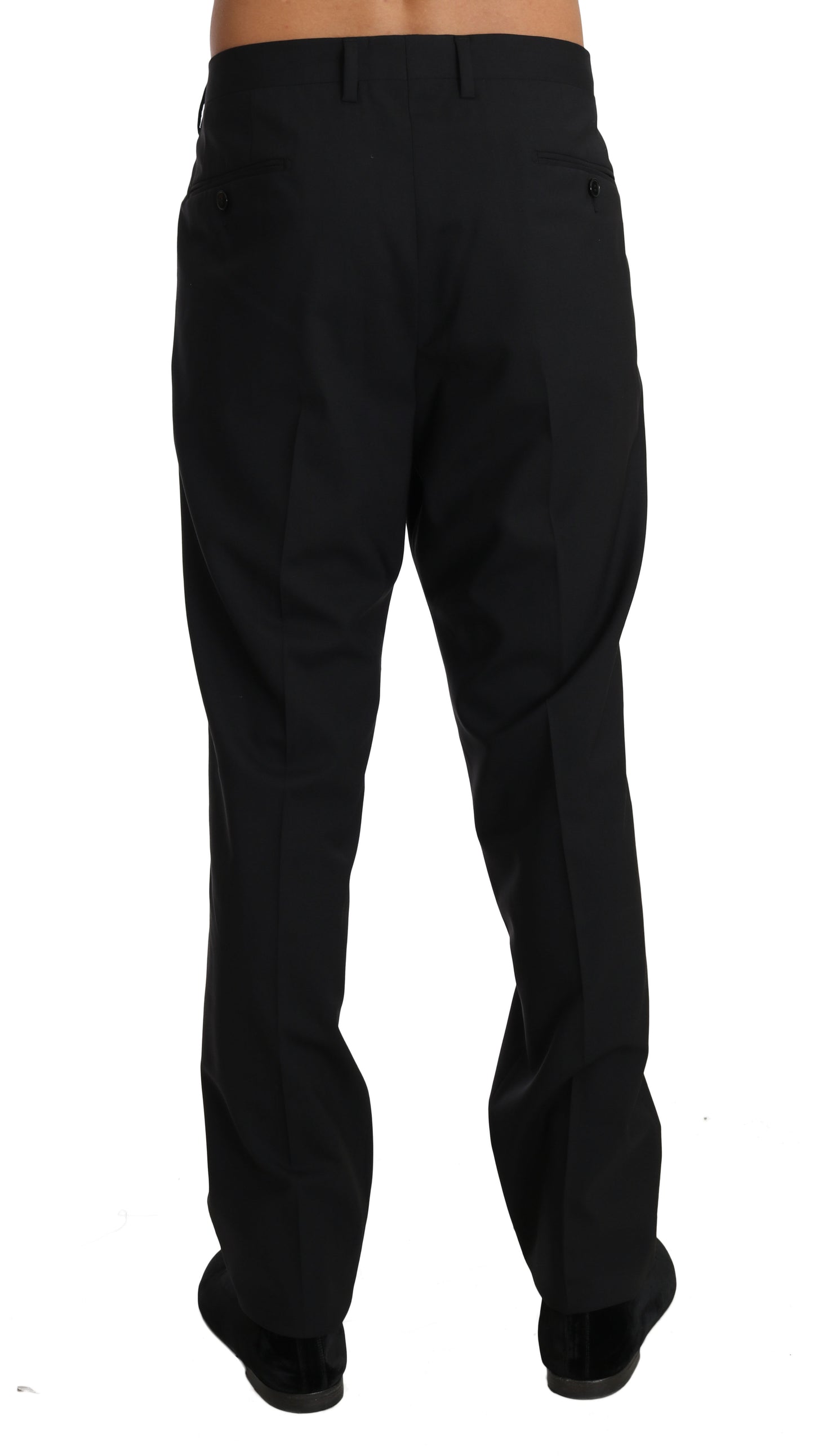 - Elegant Black Wool Dress Pants