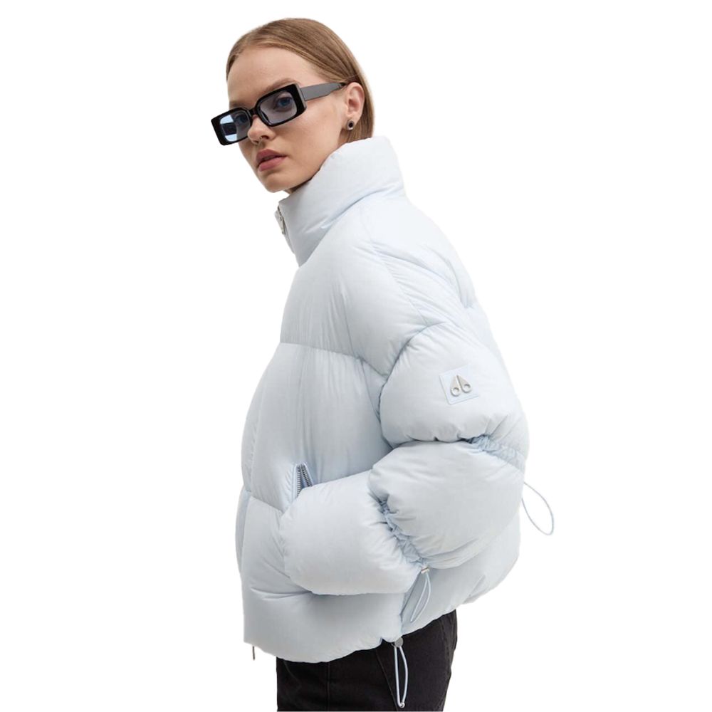 Moose Knuckles Women's Light Blue Puffer Jacket