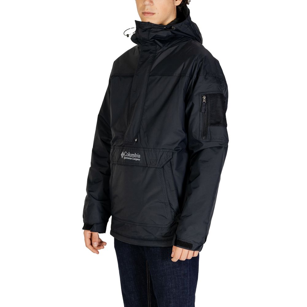 Black Nylon Jacket for Men