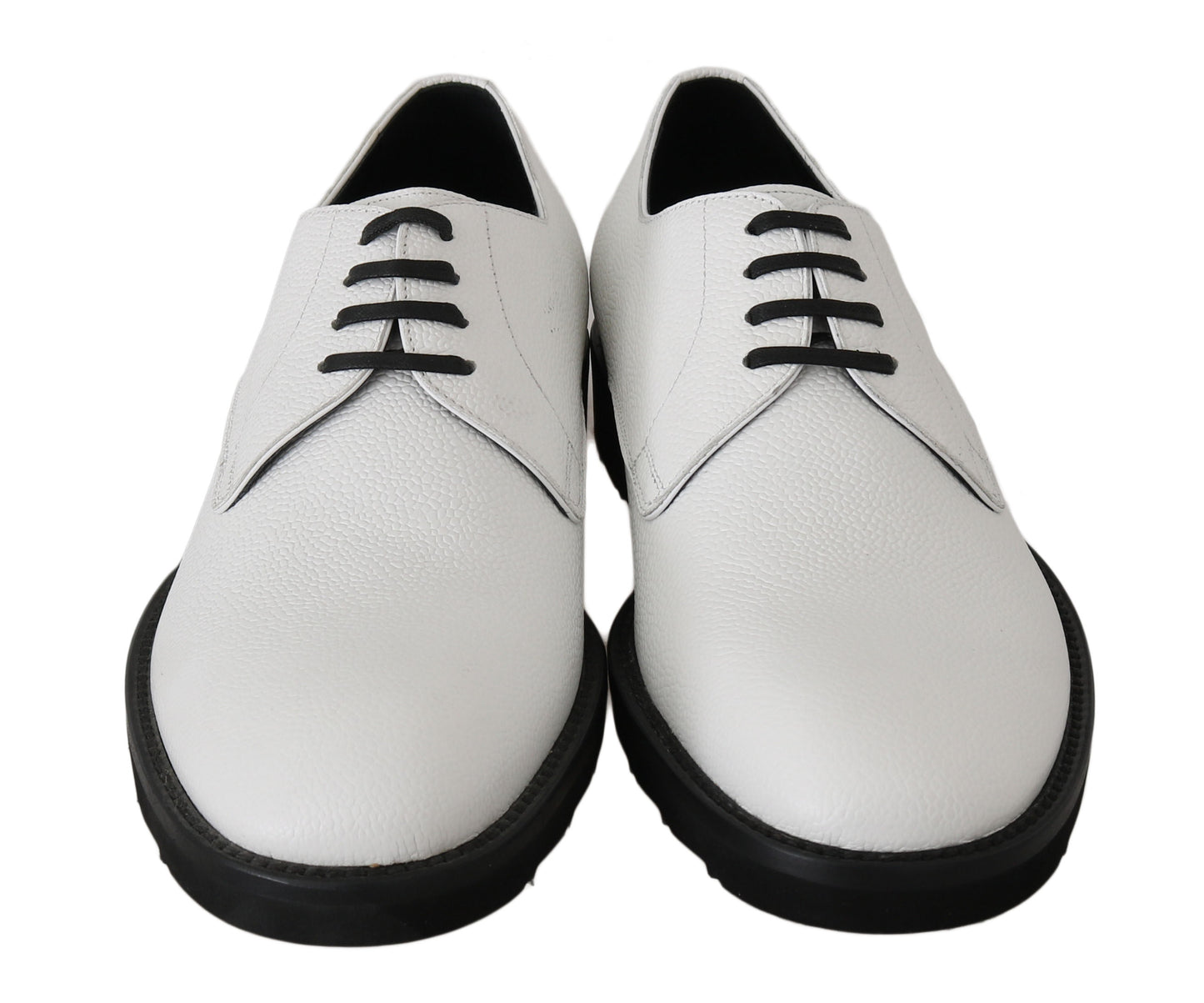 - Elegant White Formal Leather Shoes