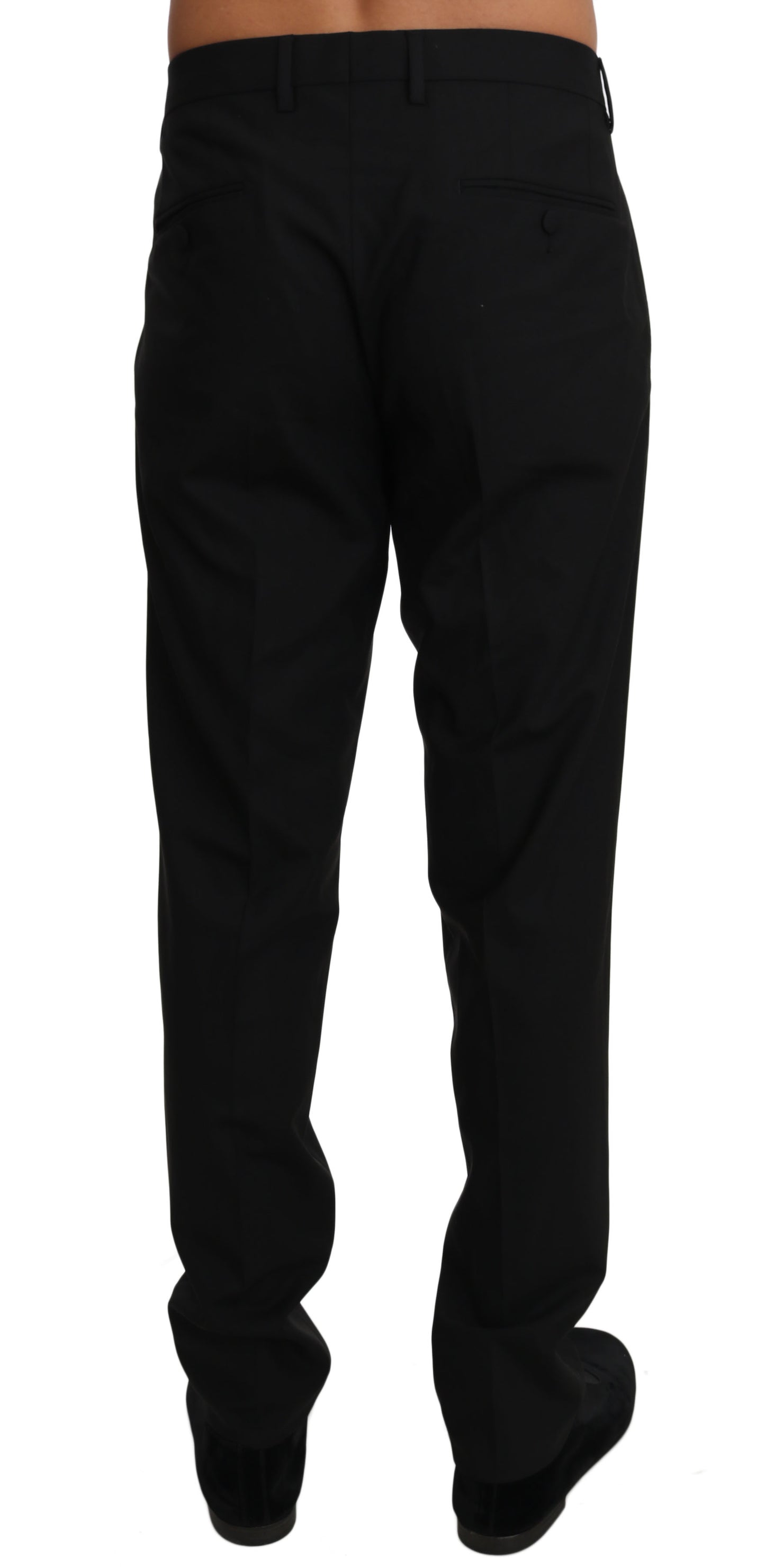 - Elegant Formal Wool Blend Trousers