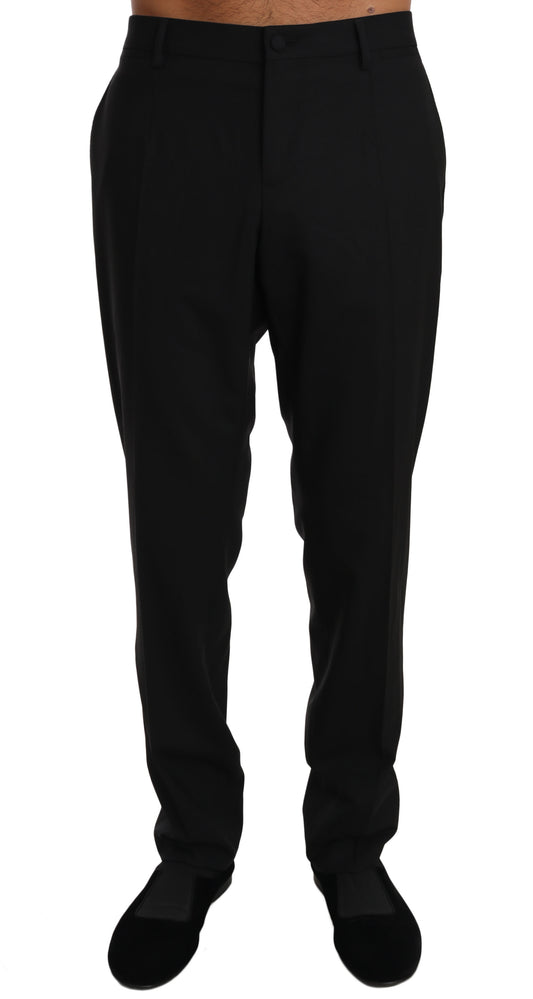 - Elegant Formal Wool Blend Trousers