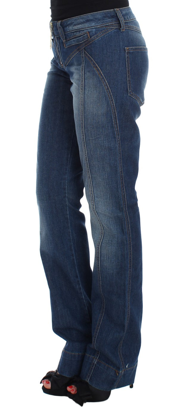 - Chic Boot Cut Blue Wash Denim