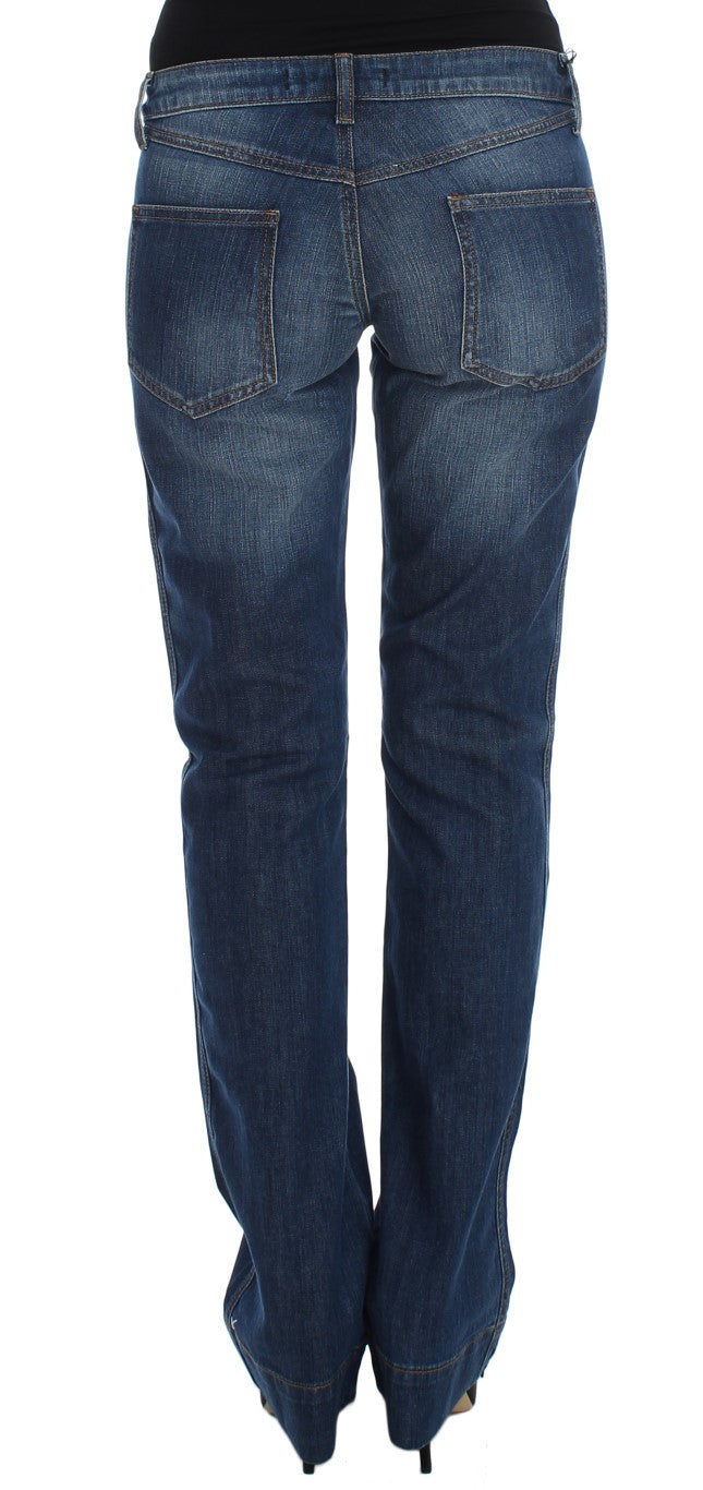 - Chic Boot Cut Blue Wash Denim