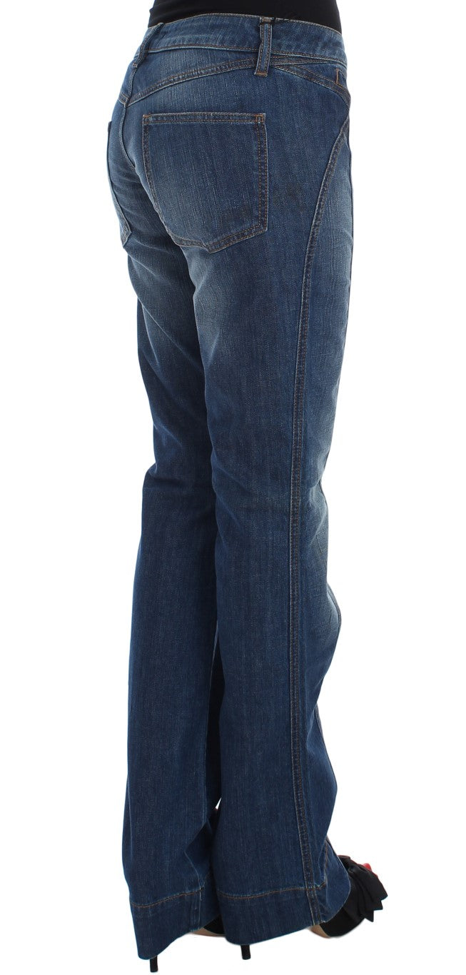 - Chic Boot Cut Blue Wash Denim