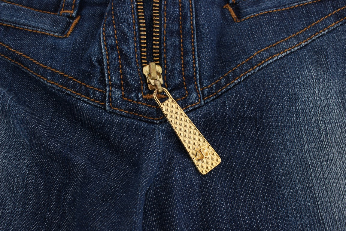 - Chic Boot Cut Blue Wash Denim