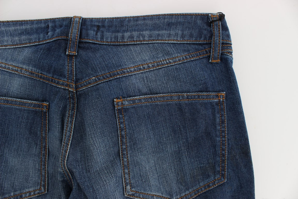 - Chic Boot Cut Blue Wash Denim