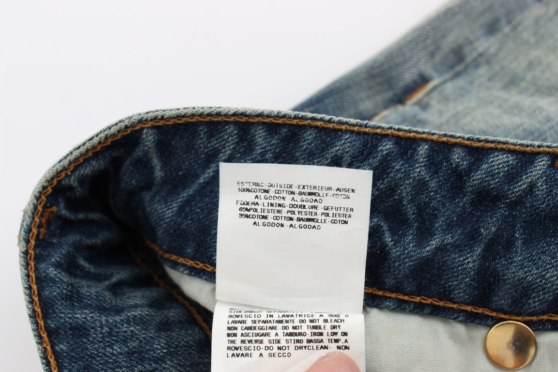 - Sleek Flair Leg Low Waist Denim