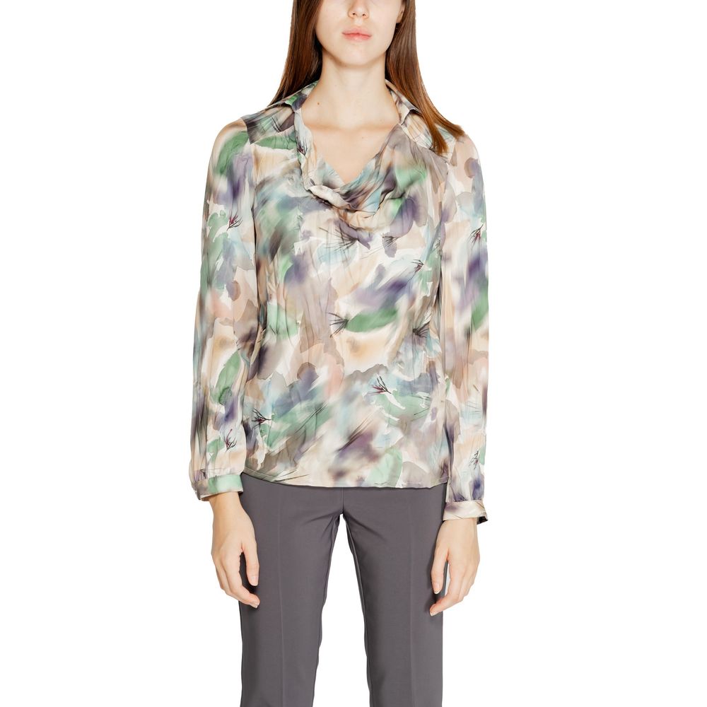 Rinascimento Green Watercolour Blouse