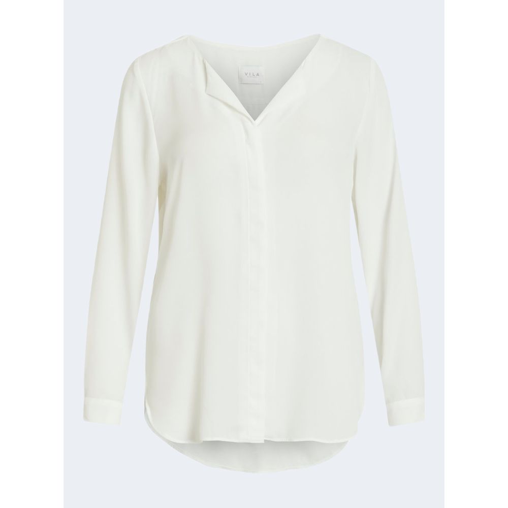 Vila Clothes Women's Cream Blouse / Shirt