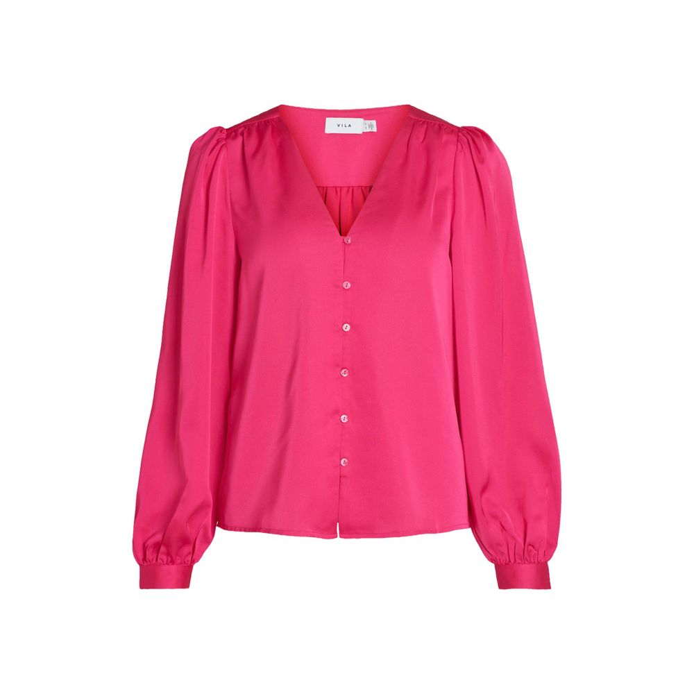 Vila Clothes Women's Pink Blouse