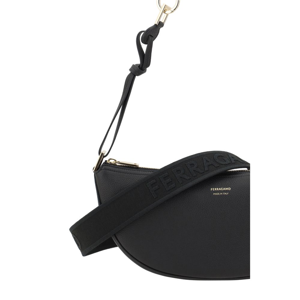 Ferragamo Leather Hobo Shoulder Bag