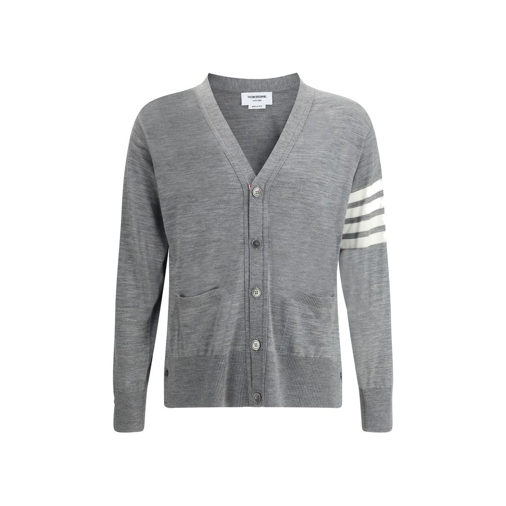 Thom Browne Fleece Wool Cardigan