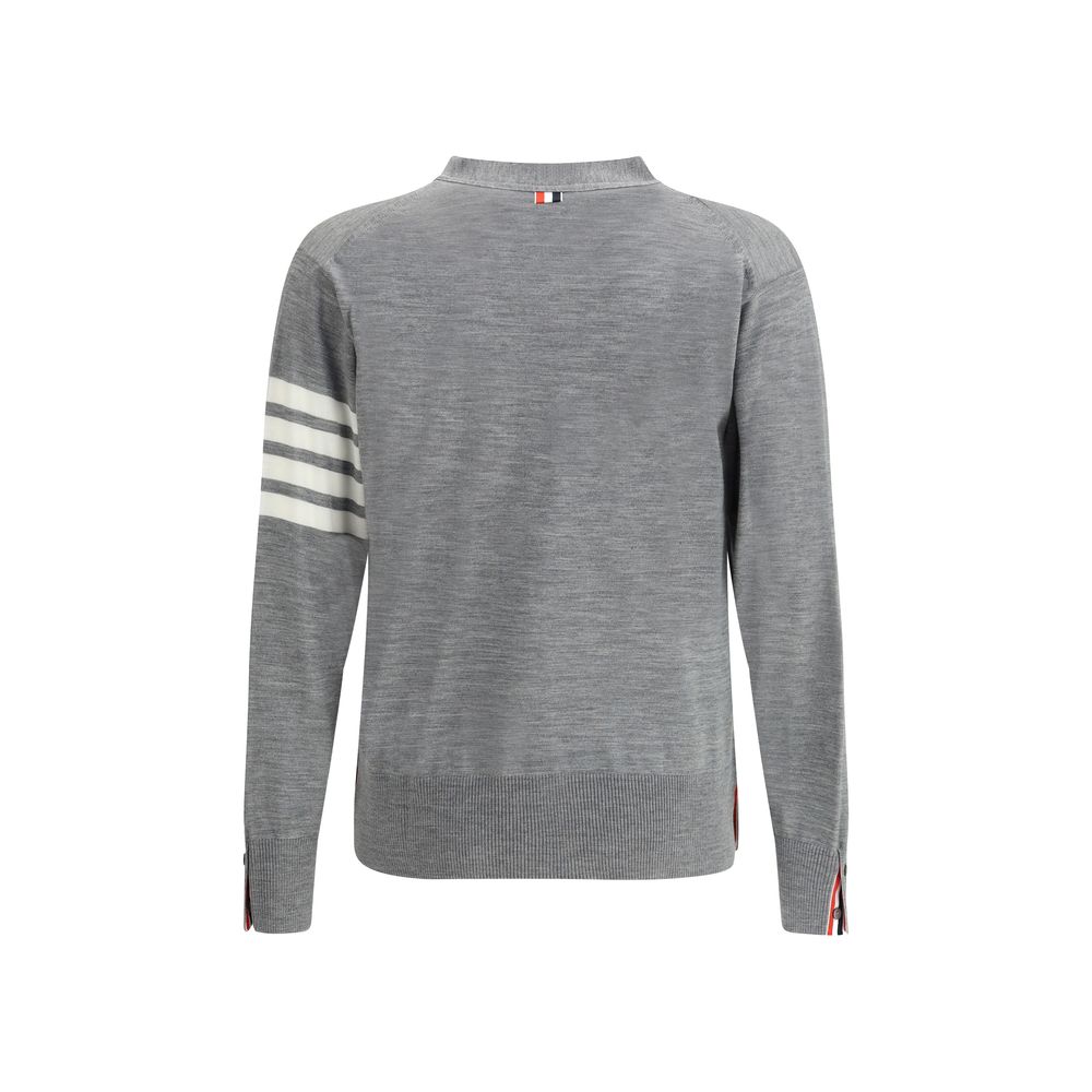 Thom Browne Fleece Wool Cardigan