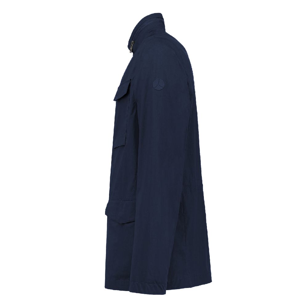 People Of Shibuya Men's Dark Blue Cotton Jacket