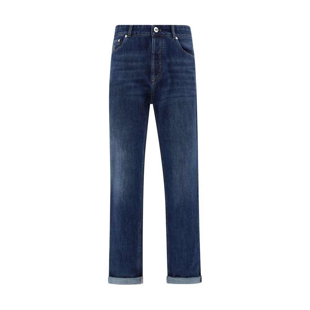 Brunello Cucinelli Cuffed Jeans: Effortless Luxury Meets Timeless Style