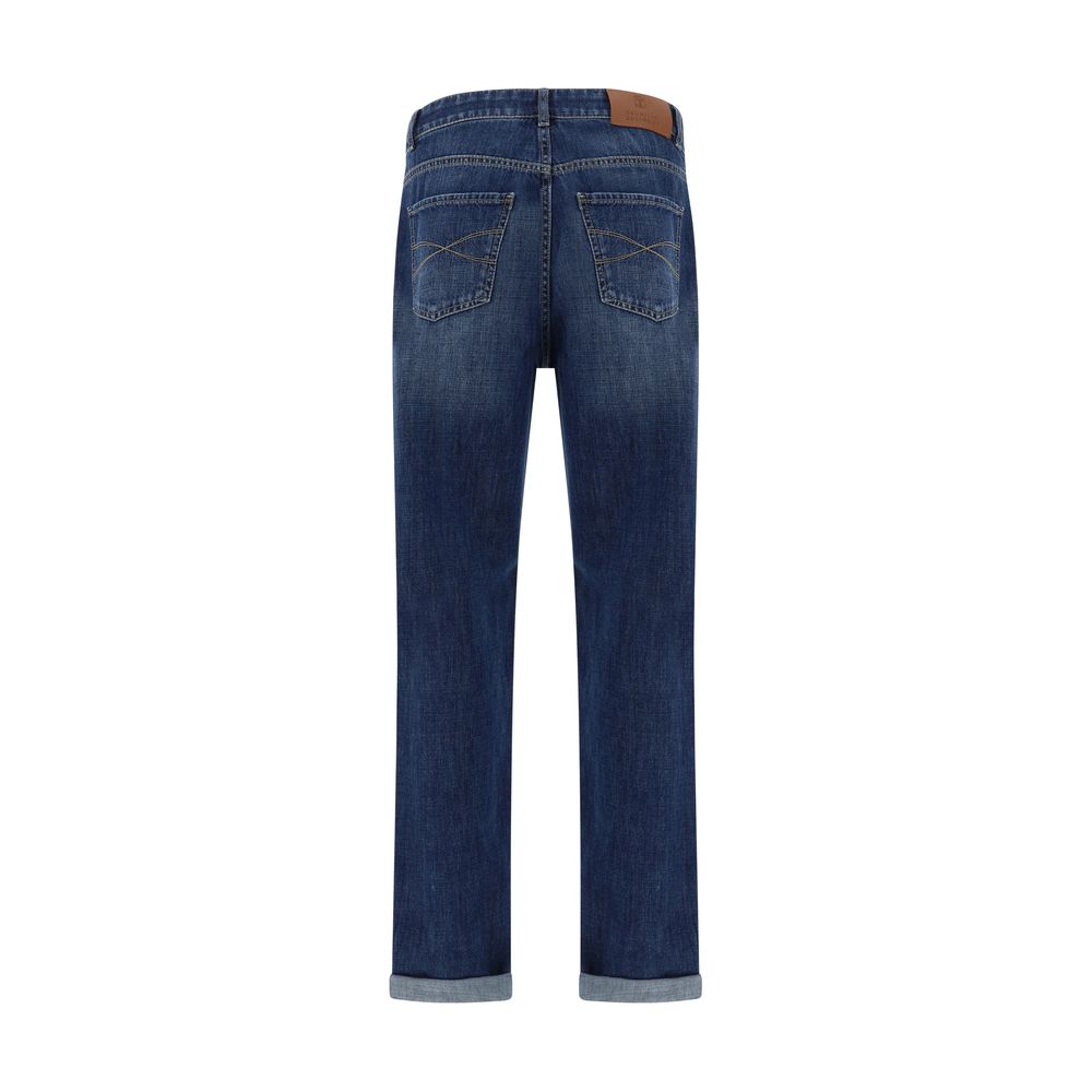 Brunello Cucinelli Cuffed Jeans: Effortless Luxury Meets Timeless Style