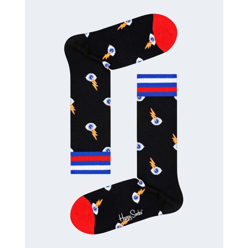 Happy Socks Black Cotton Tights & Socks