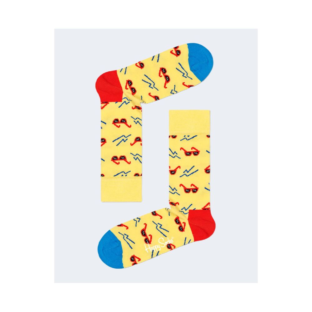 Happy Socks Yellow Cotton Tights & Sock