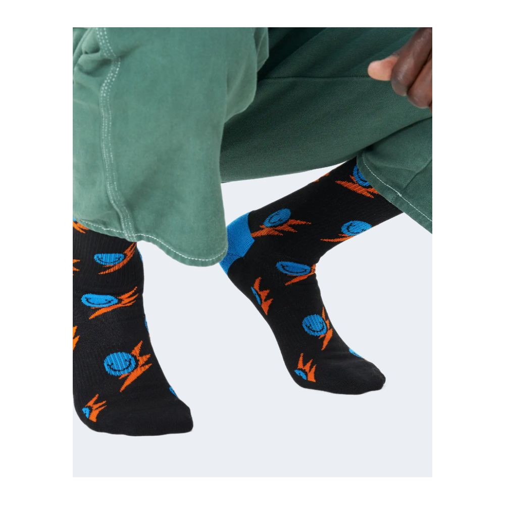 Happy Socks Black Cotton Tights & Socks