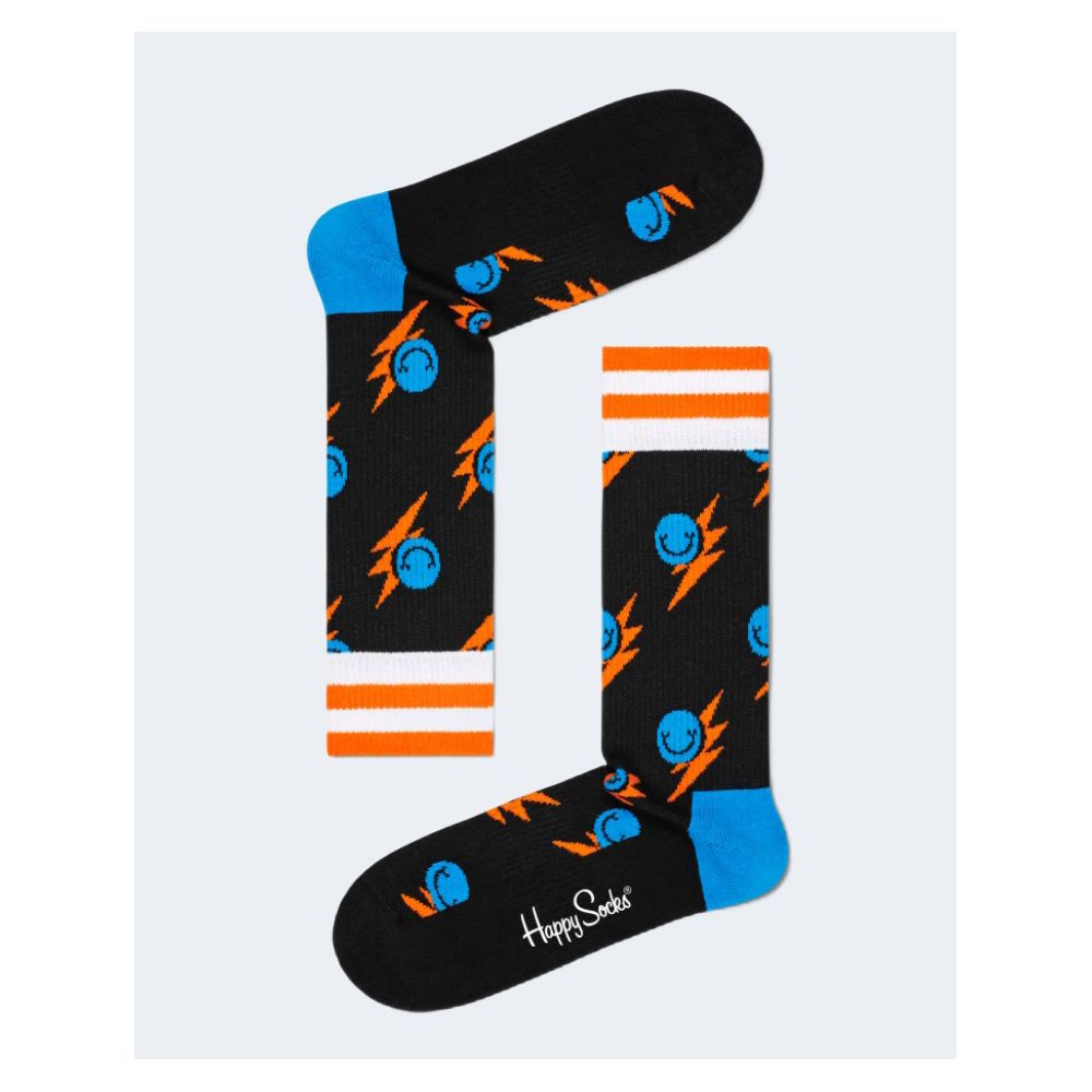 Happy Socks Black Cotton Tights & Socks