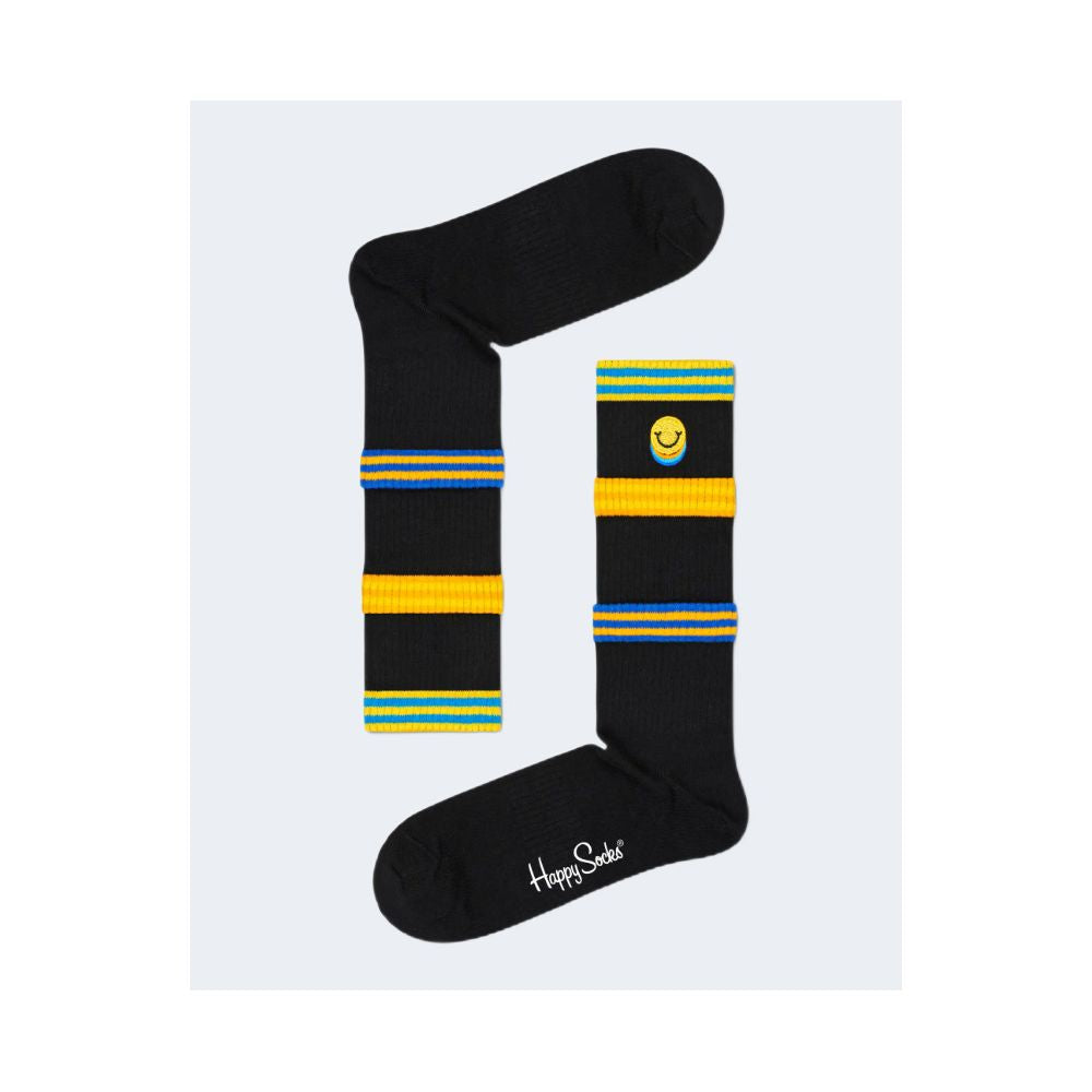 Happy Socks Black Cotton Tights & Socks
