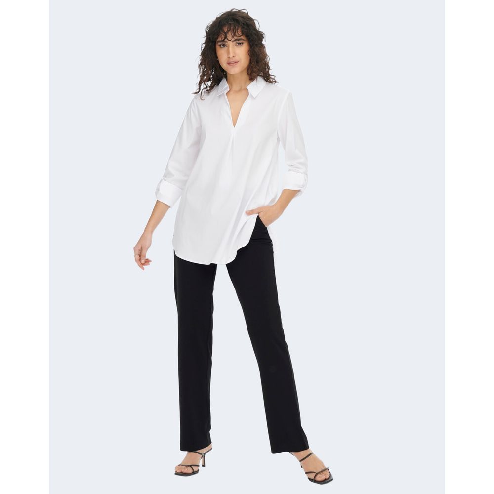 Jacqueline De Yong Black Elastane Cigarette Pants