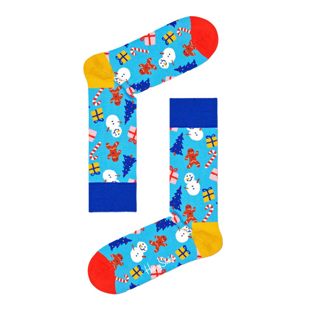 Happy Socks Multicoloured Xmas Giftset Cotton Socks