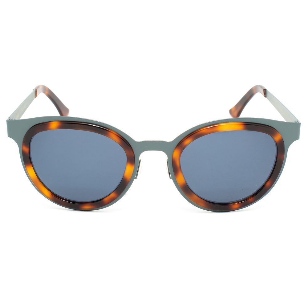 LGR Blue Stainless Steel Sunglasses – Unisex Style with Carl Zeiss Lenses, 47mm