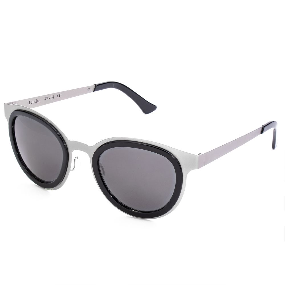 LGR Gray Stainless Steel Sunglasses – Chic Unisex Design