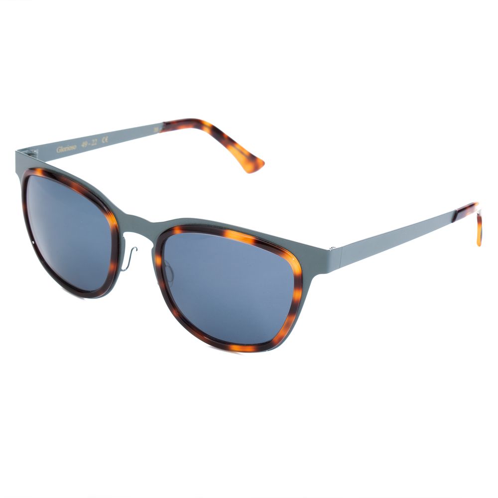 LGR Blue Stainless Steel Sunglasses – Chic Blue Metal Frame