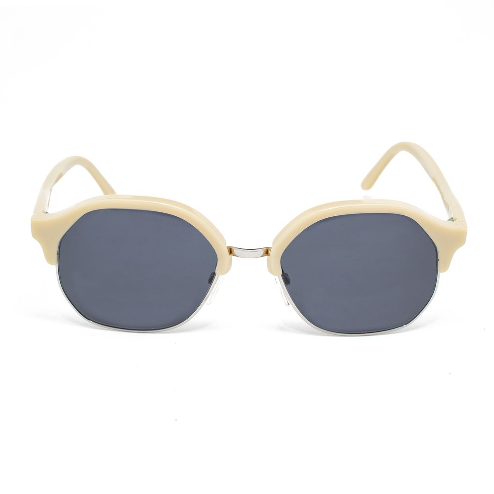 LGR White Acetate Sunglasses – Unisex Zanzibar Model, 50mm