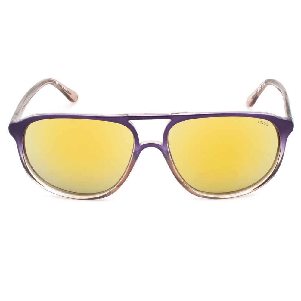 Lozza Unisex Sunglasses - Purple Injected Frame, 58mm