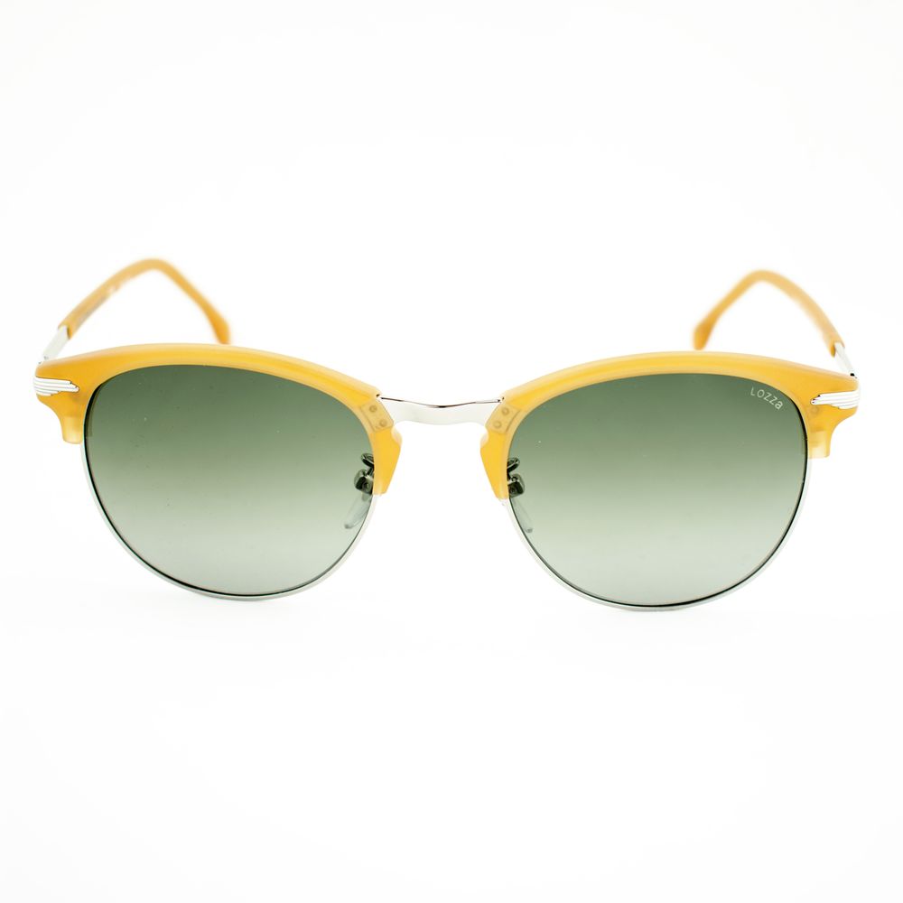 Lozza Brown Metal Sunglasses – Chic Designer Frames, 52mm