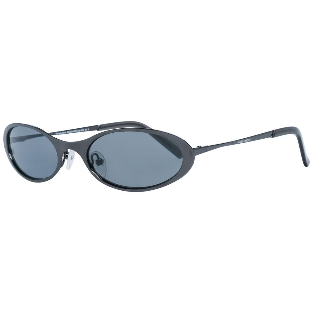 More & More Women's Sunglasses – Black Oval Frame, 52mm
