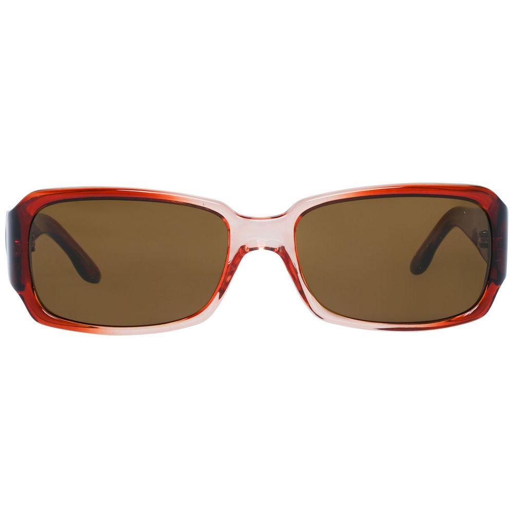 More & More Women's Brown Rectangular Sunglasses – Stylish Plastic Frame